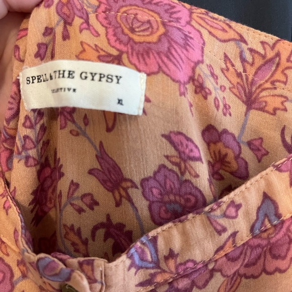 Spell Pink and Purple Maxi Dress - Picture 4 of 9